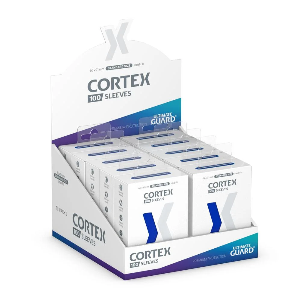 Ultimate Guard Cortex Sleeves Standard Size 66 x 91 mm (100 Sleeves) - Blue